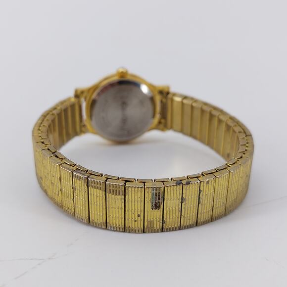 Edison Watch Gold Tone Bracelet Watch Wristwatch Japan Movt - Picture 6 of 16